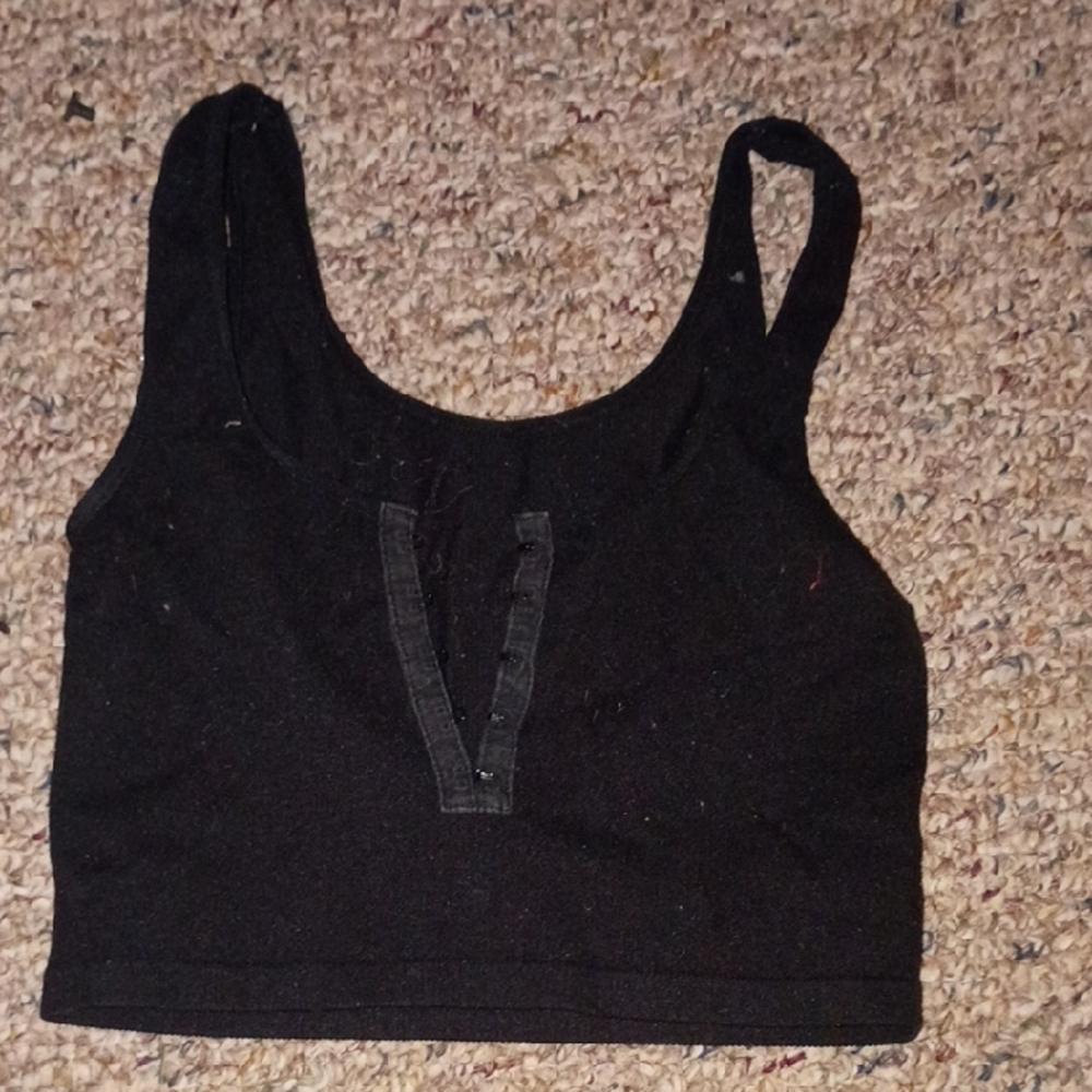Black Crop Top
